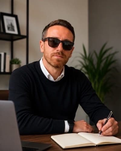 Ritratto di Emanuele De Luca, web designer a Padova